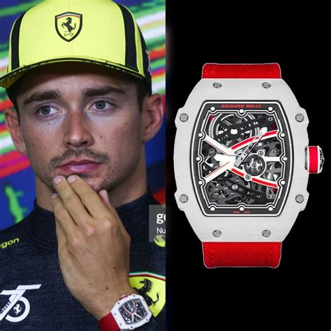 richard mille lecler|charles Leclerc watch price.